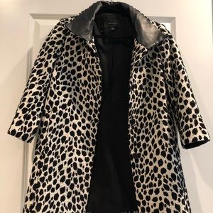 Ann Taylor XXS Dalmatian Coat